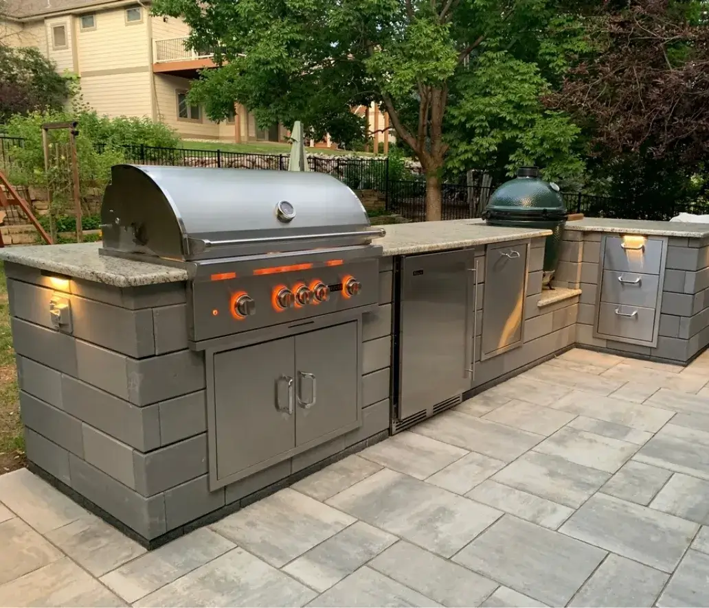 Outdoor Living project by Summer Point in South Florida featuring custom outdoor kitchen and patio design