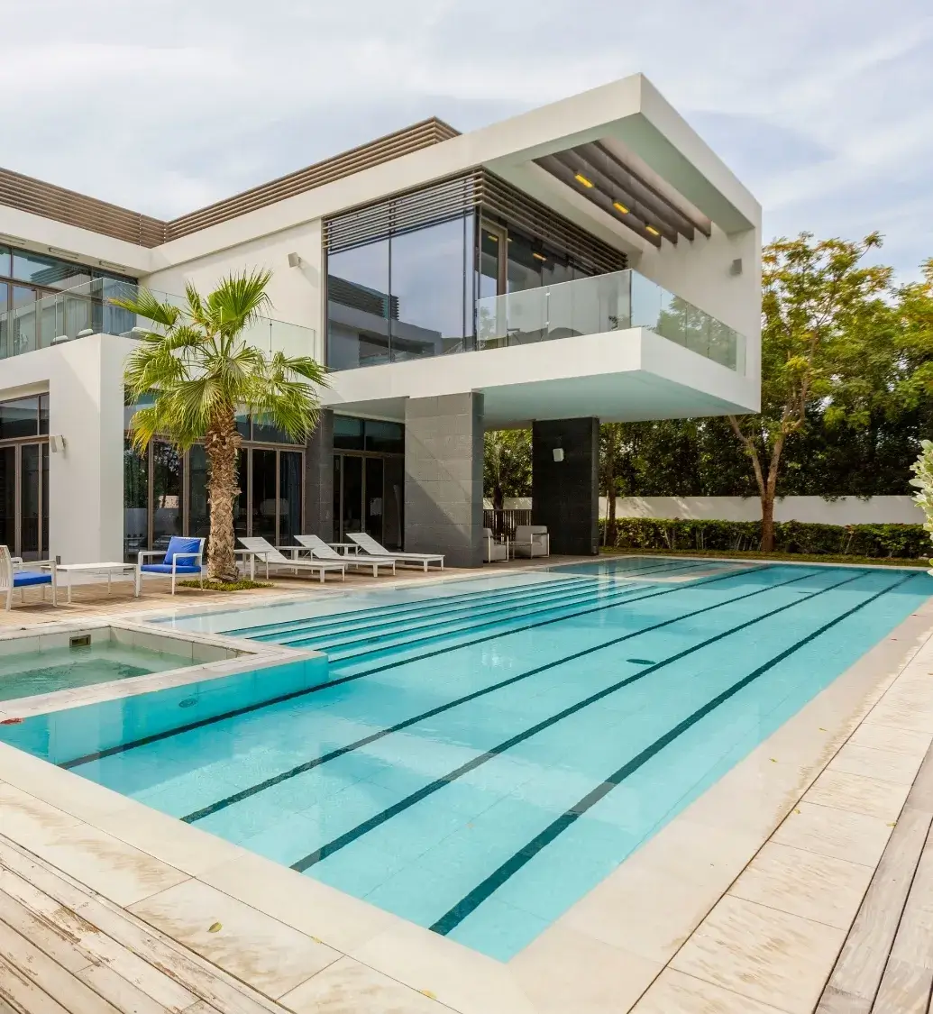 Modern Pool Renovation in South Florida completed by Summer Point